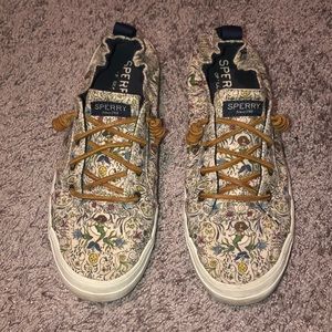 SPERRY // Mermaid Print Slip On Shoes